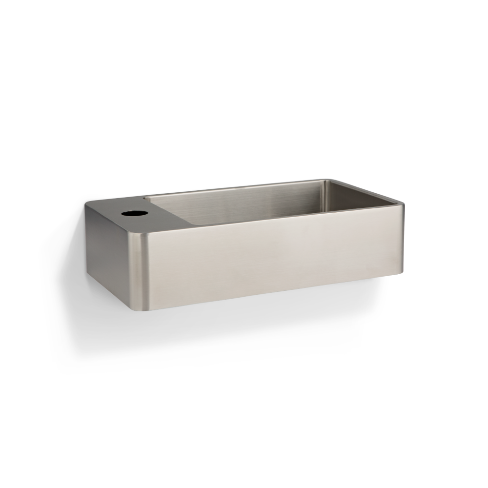 Silo Wall-Hung Basin - Stainless Steel