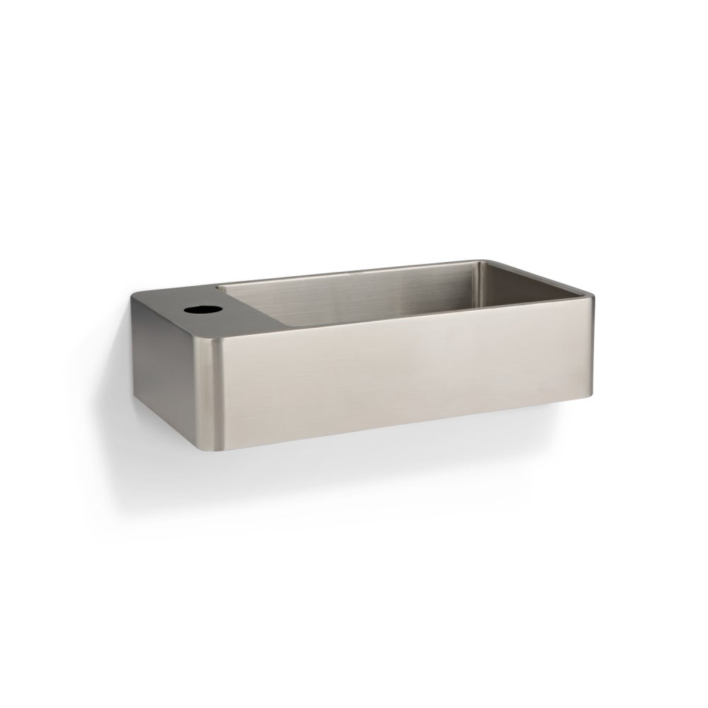 Silo Wall-Hung Basin - Stainless Steel