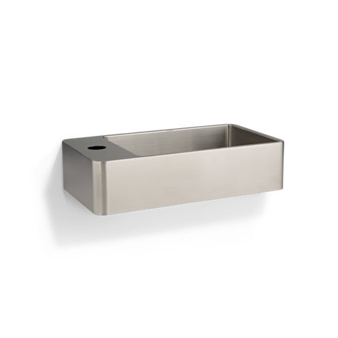 Silo Wall-Hung Basin - Stainless Steel