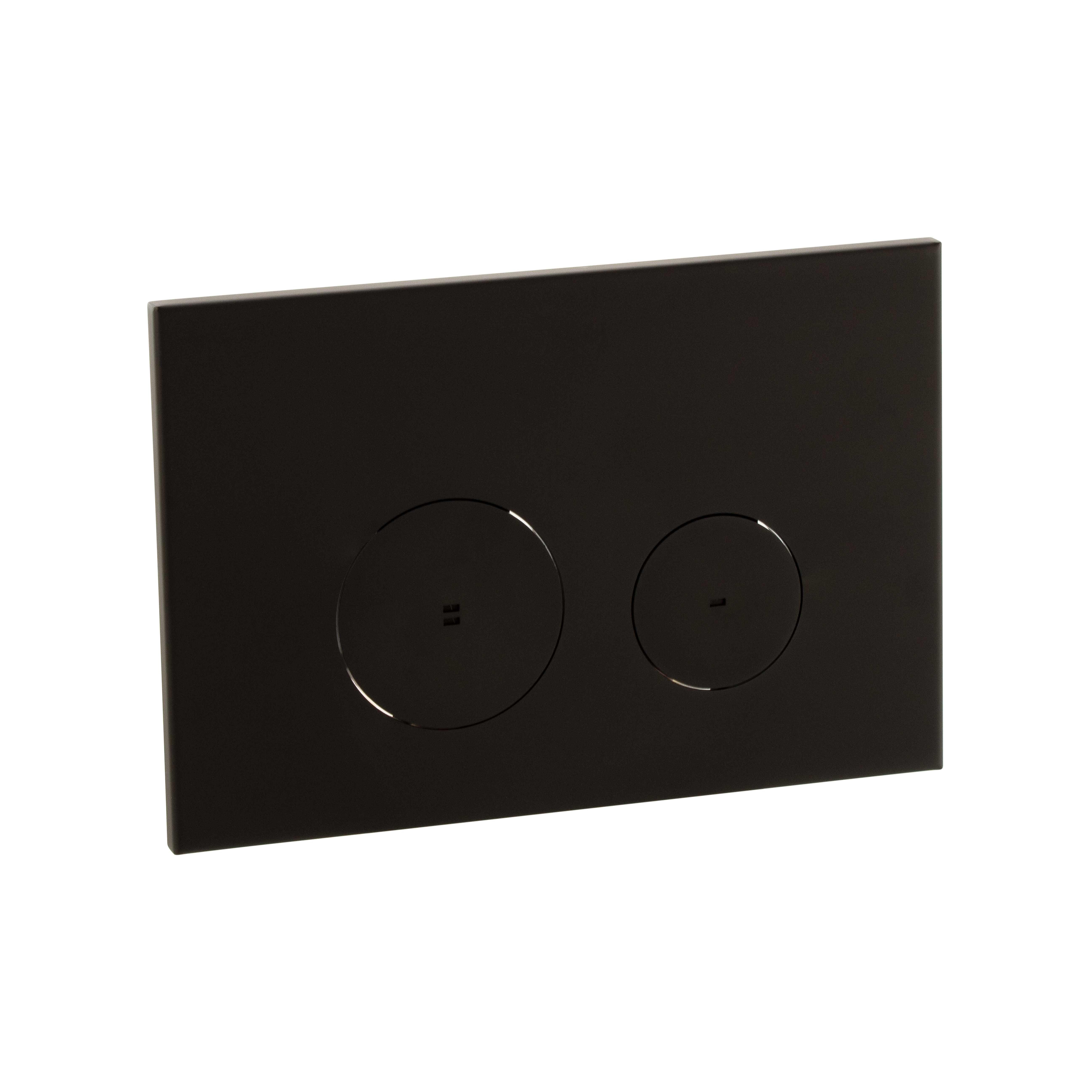Zaaha Toilet Button & In-Wall Cistern - Matte Black