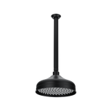 18090-Kingsley-Shower-Dropper-300mm-and-Head-Set Side Matte-Black