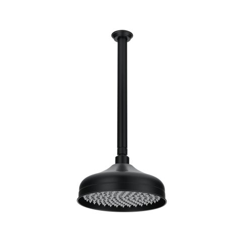 Kingsley Shower Dropper 300mm and Head Set - Matte Black