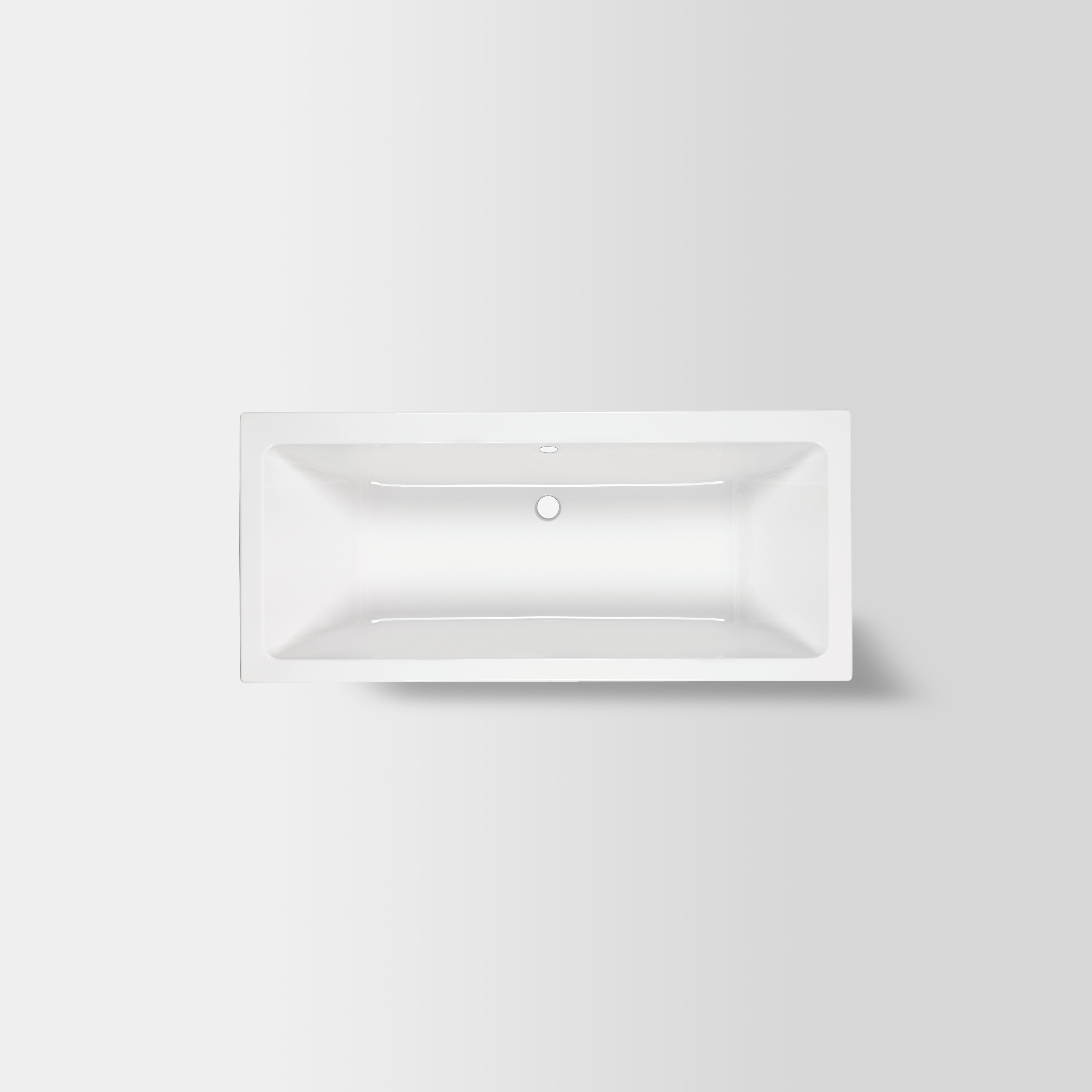 Oro Inset Acrylic Bath 1700mm - Gloss White