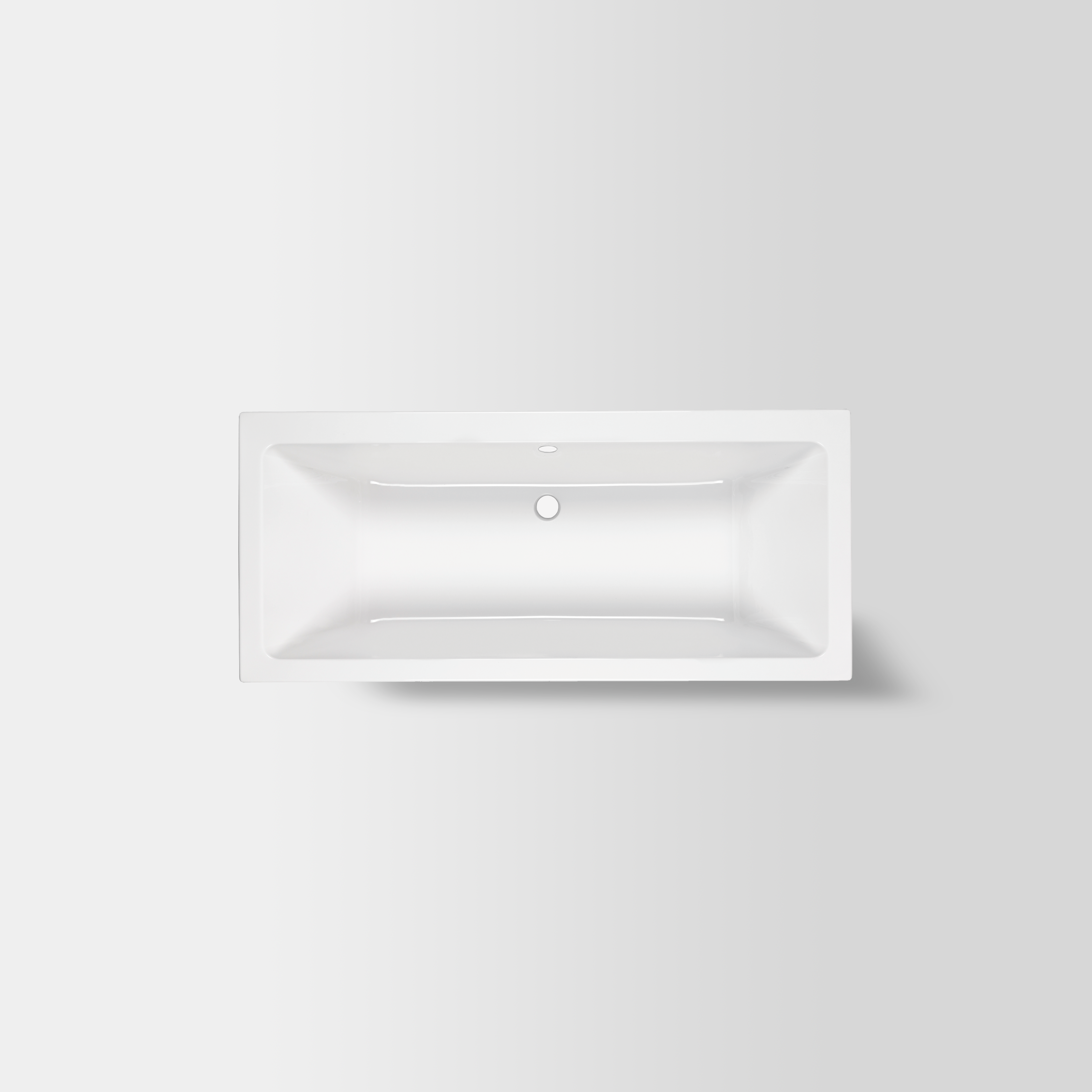 Oro Inset Bath 1700mm - No Waste   Overflow Ring