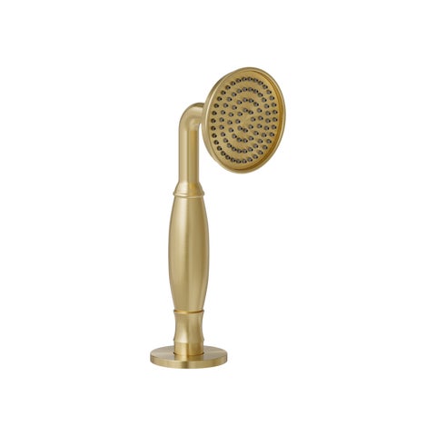 Deck Mounted Retractable Kingsley Hand Shower - Brushed Brass