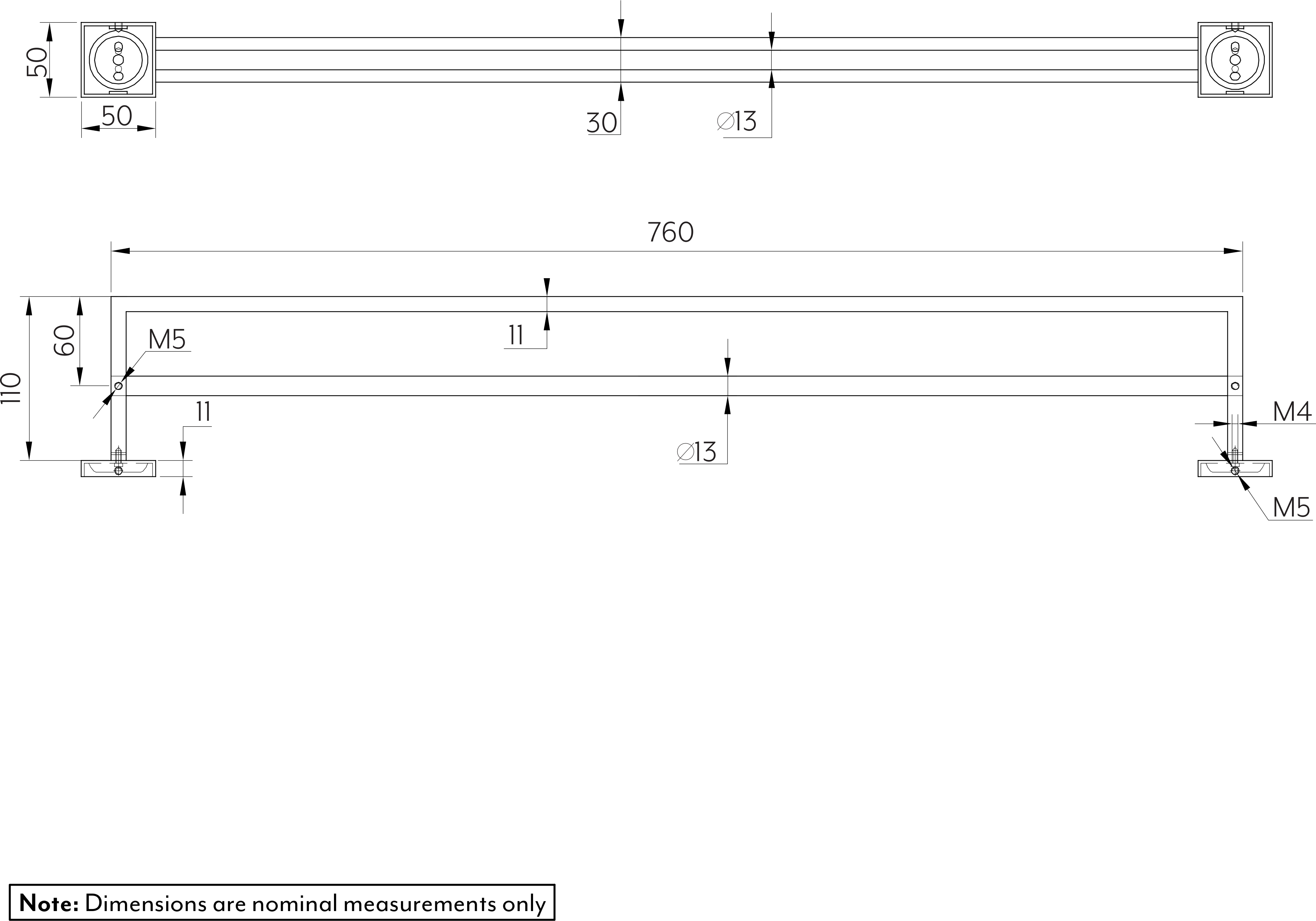 Vaada Towel Rail GALLERY SPEC-01