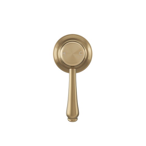 Kingsley Thermostatic Shower Mixer - Brushed Brass