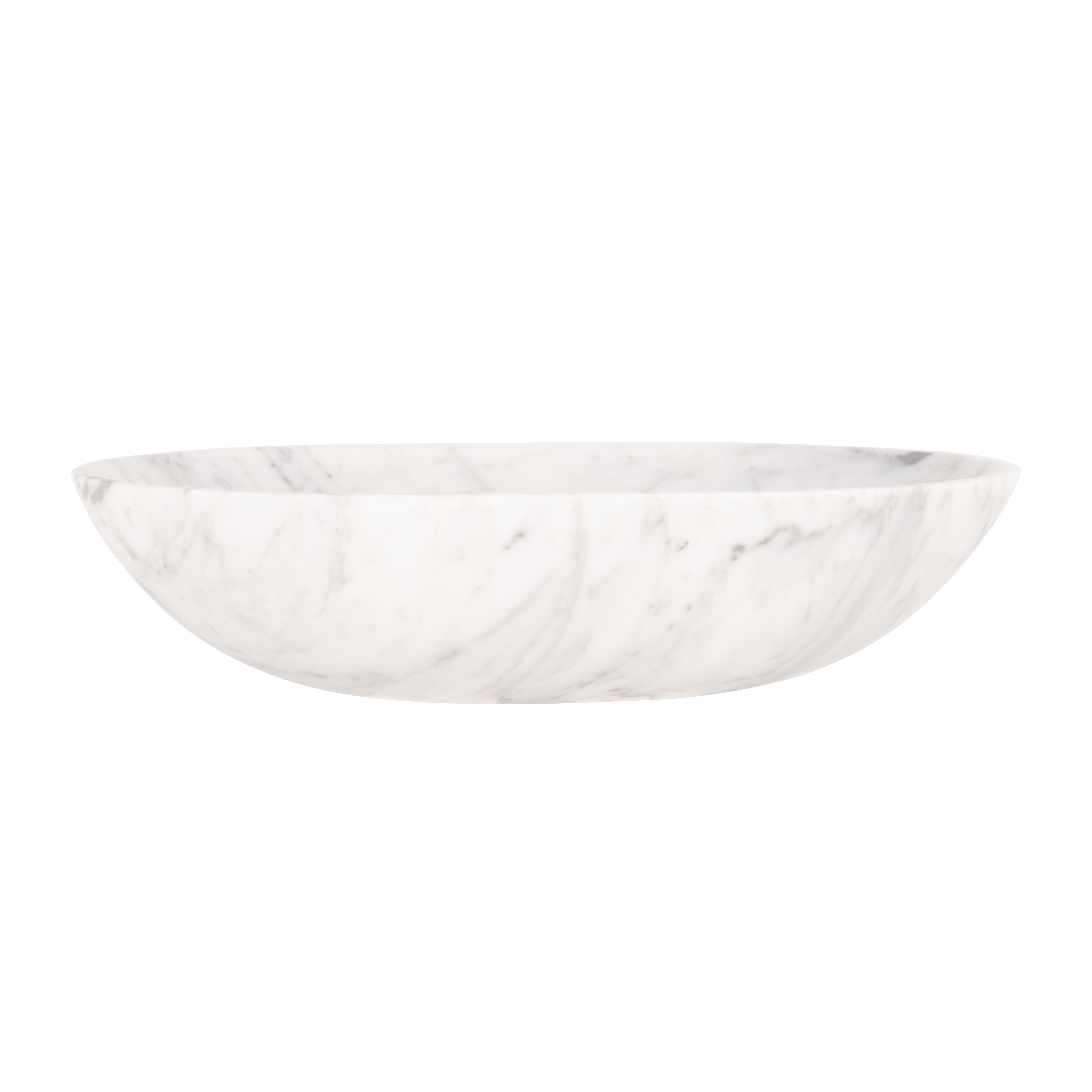 Pedra Oval Basin Carrara Front 4