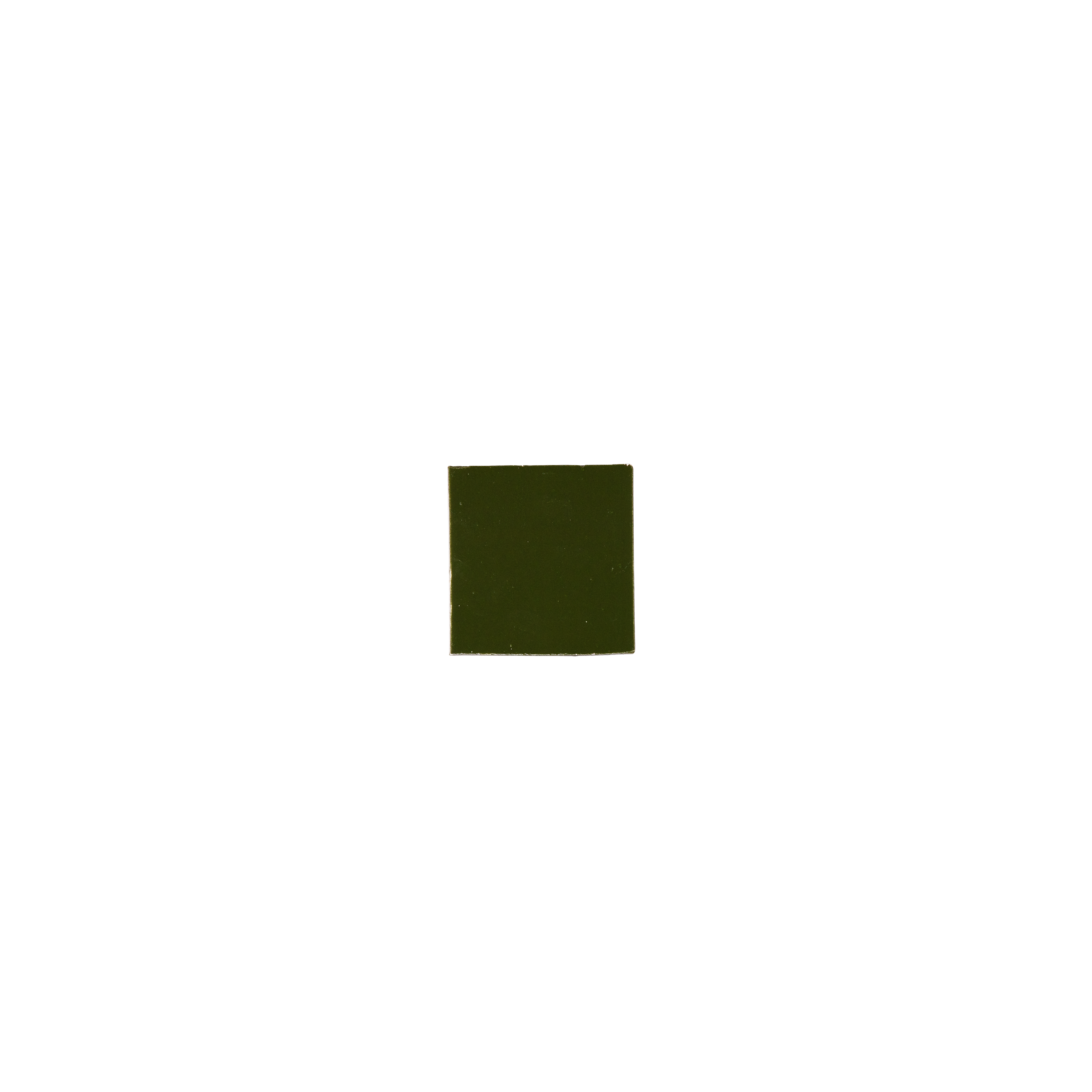 Rommani Handmade Zellige Square Tile - Forest Green (Sample)