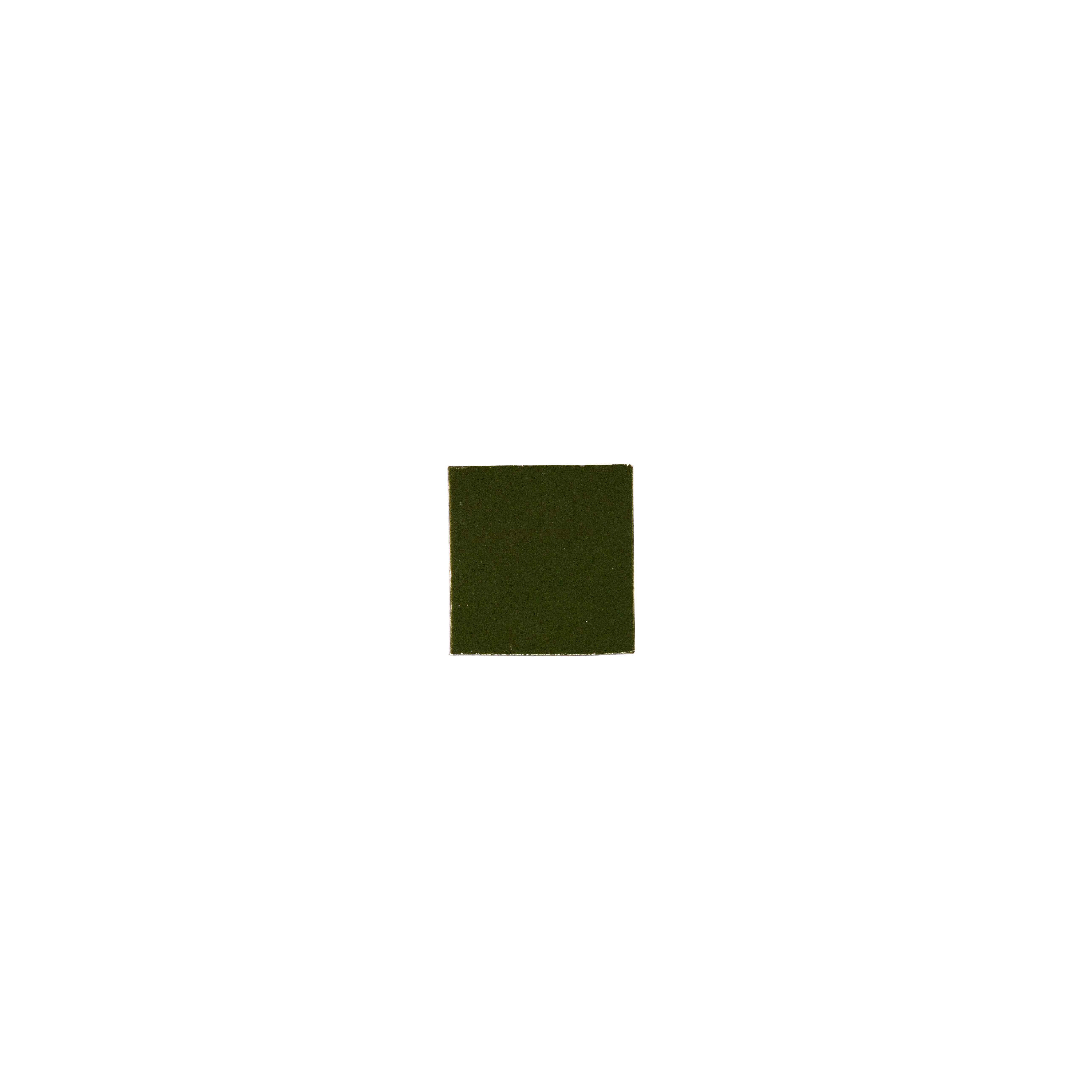 Rommani Handmade Zellige Square Sample Forest Green