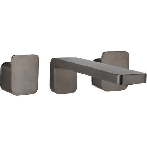 Nesso Assembly Taps & Spout Set - Brushed Gunmetal