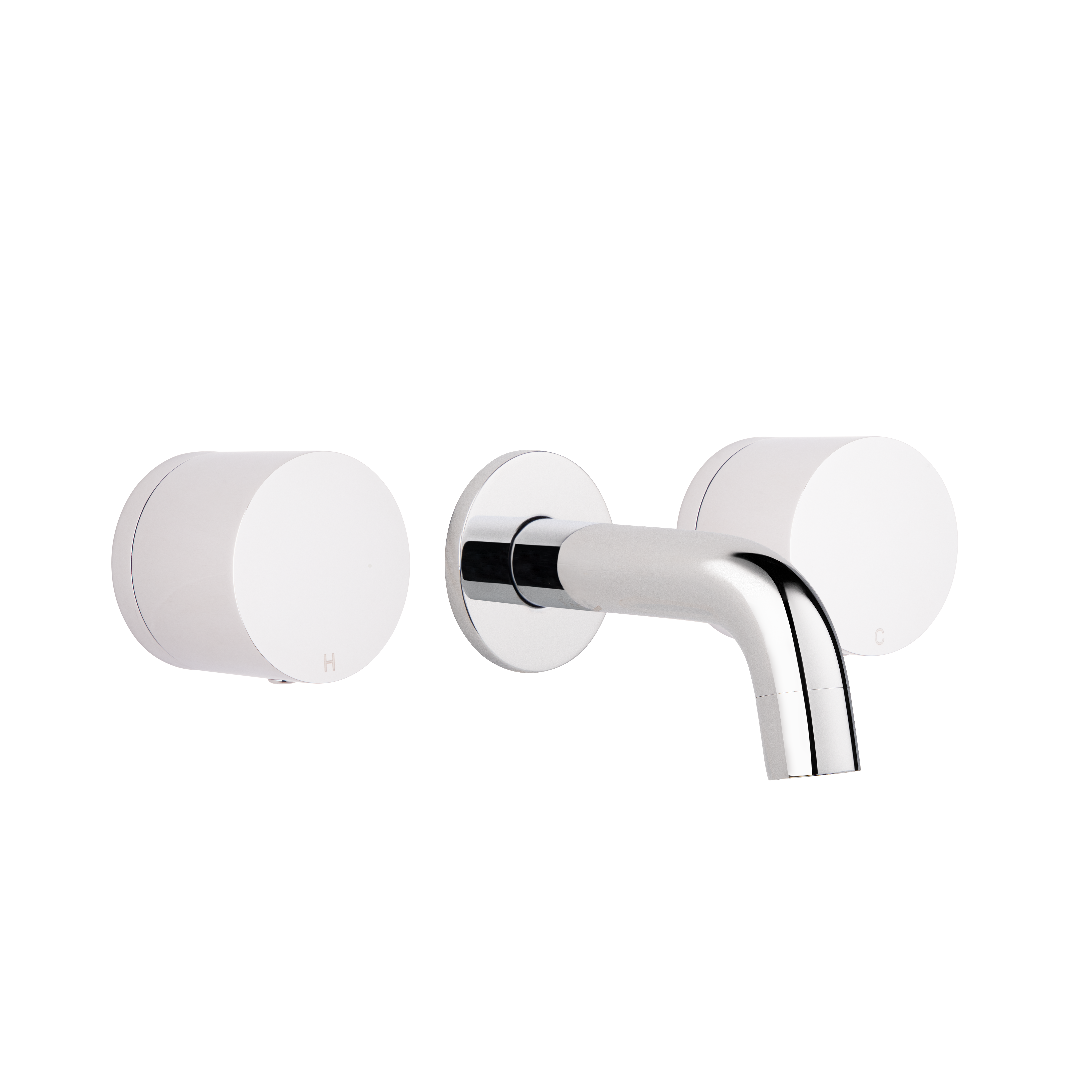 Milani Assembly Taps & Mini Spout Set - Chrome