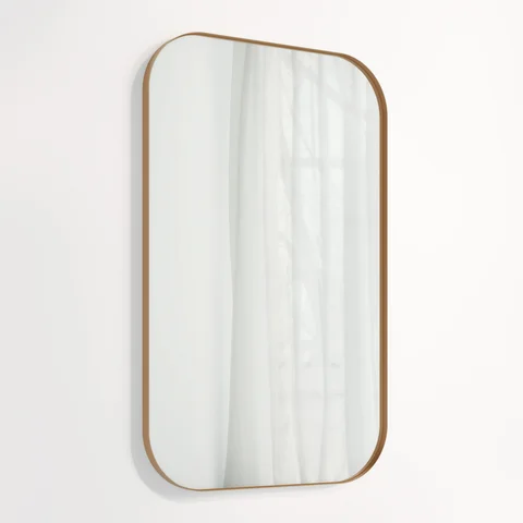 Aliro Mirror 1000 x 625mm - Brushed Copper