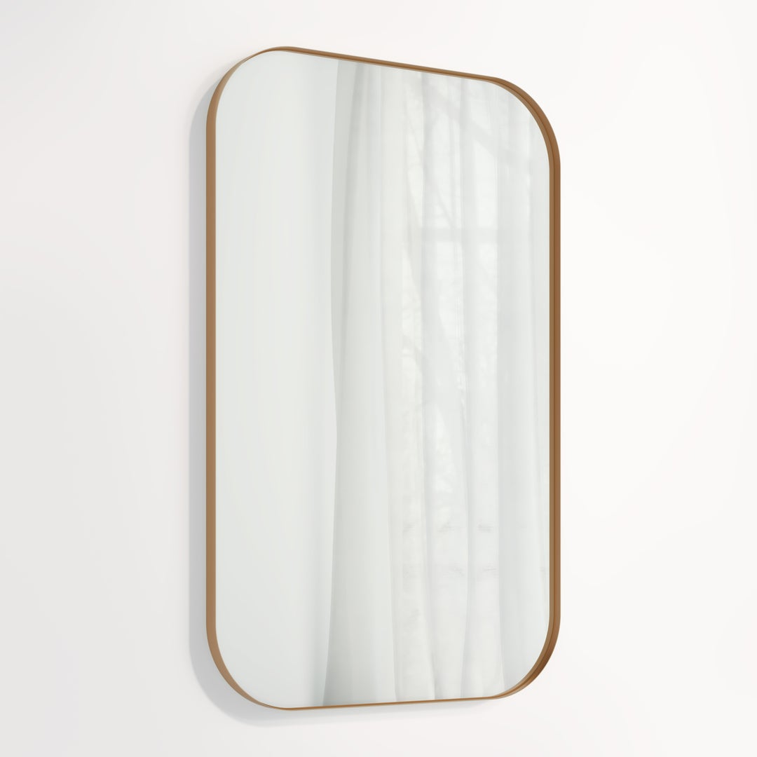 Aliro Mirror 1000 x 625mm - Brushed Copper