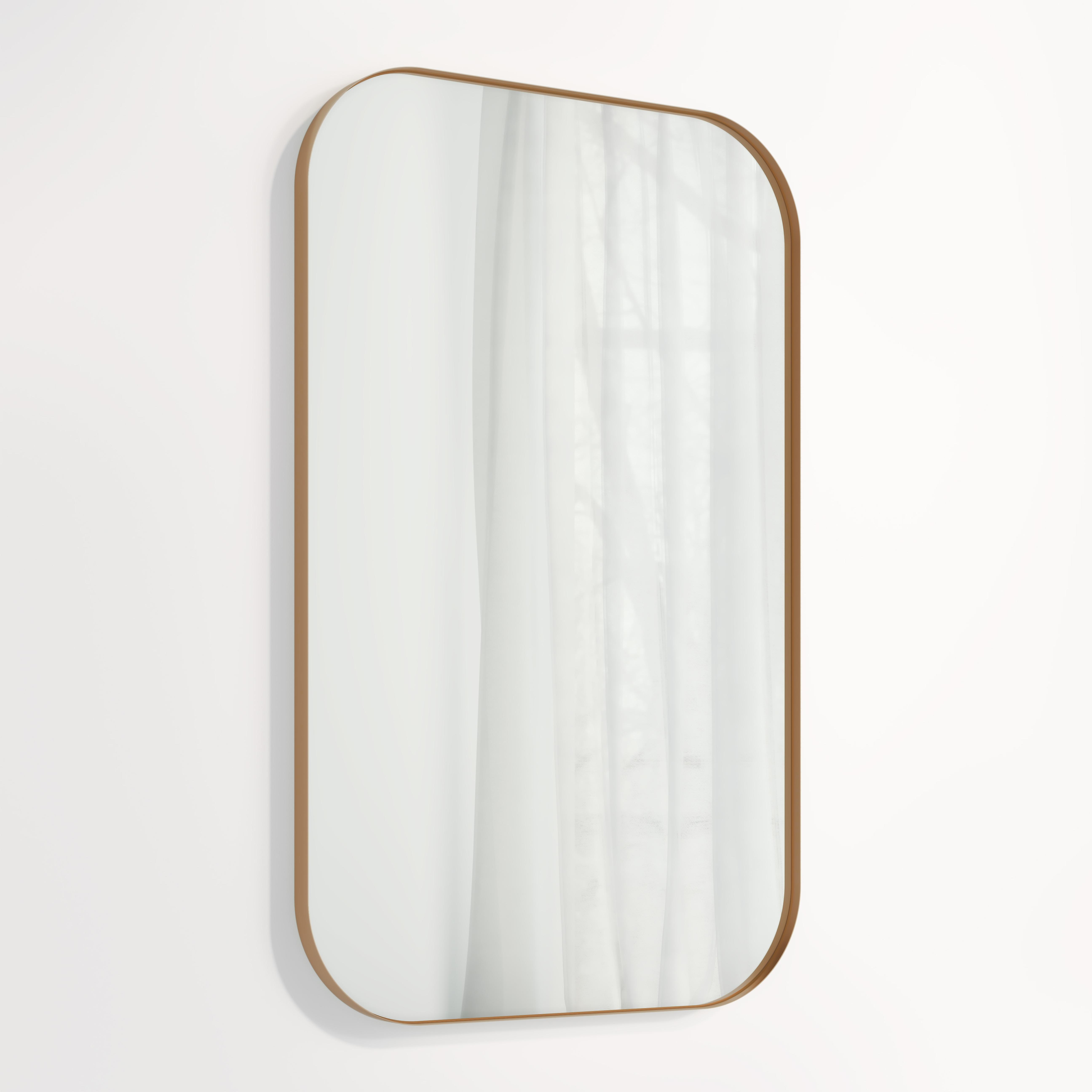 Aliro Mirror 1000 x 625mm - Brushed Copper