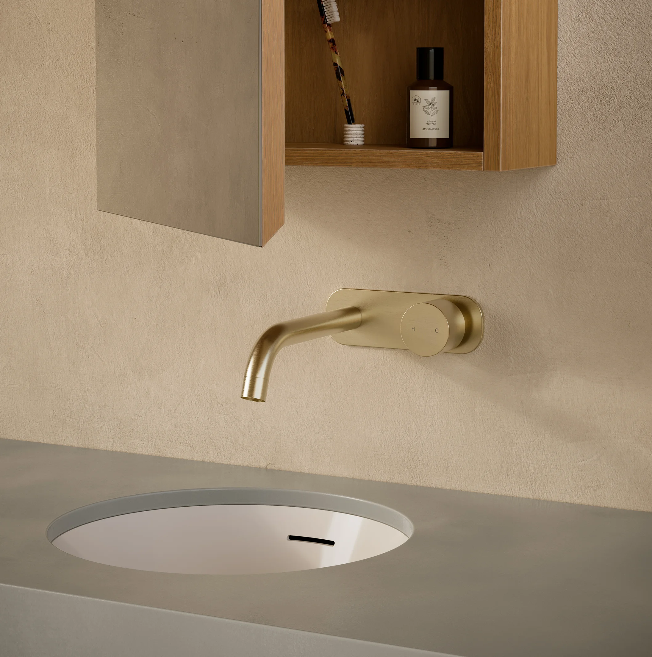Mona%20Mirror%20cabinets Zuri%20Round%20Undercounter%20Basin Milani%20Tap Hakkari%20Tiles View02 Mirror%20A BB