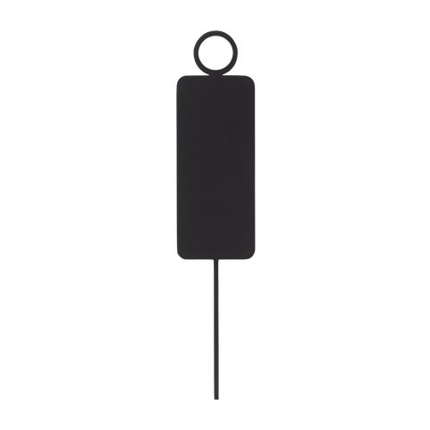 Male Restroom Sign - 140mm - Matte Black