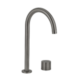 Milani Basin Hob Mixer Set - Brushed Gunmetal - Feature