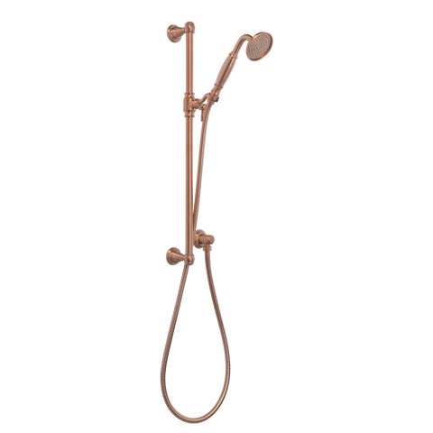 Kingsley Hand Shower Rail Set - Brushed Copper