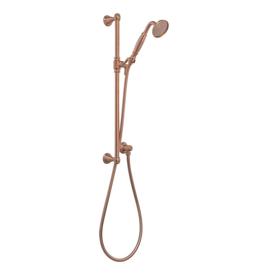 Kingsley Hand Shower Rail Set - Brushed Copper