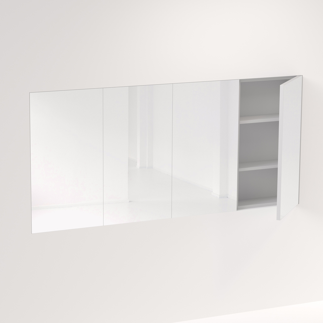 Myra 4-Door Mirror Cabinet Recessed - 1656mm