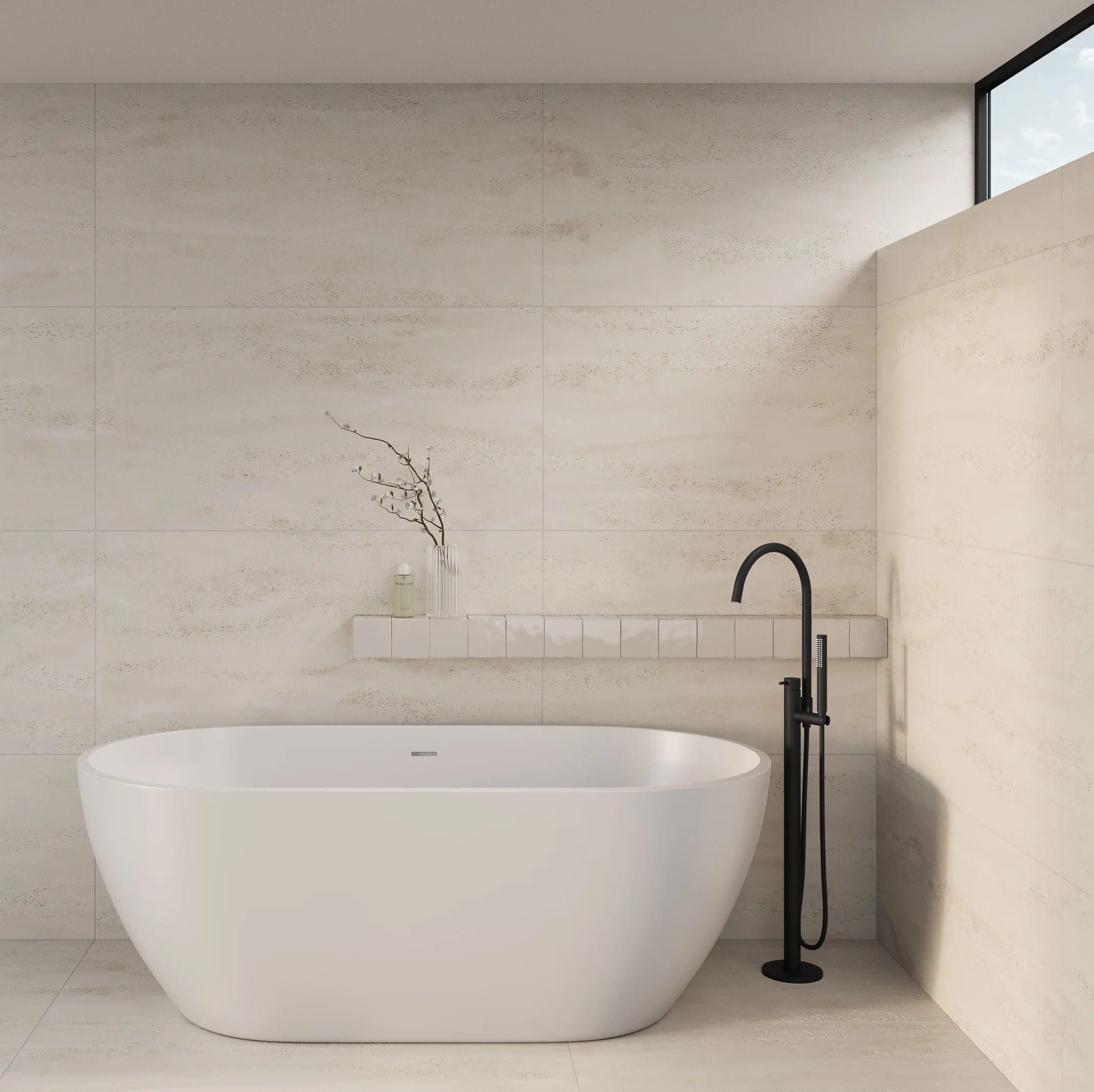 ElysianFloorMountedBathFillerWithHandShower Final View01 MB 01