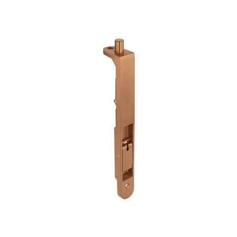Door Flush Bolt - Brushed Copper