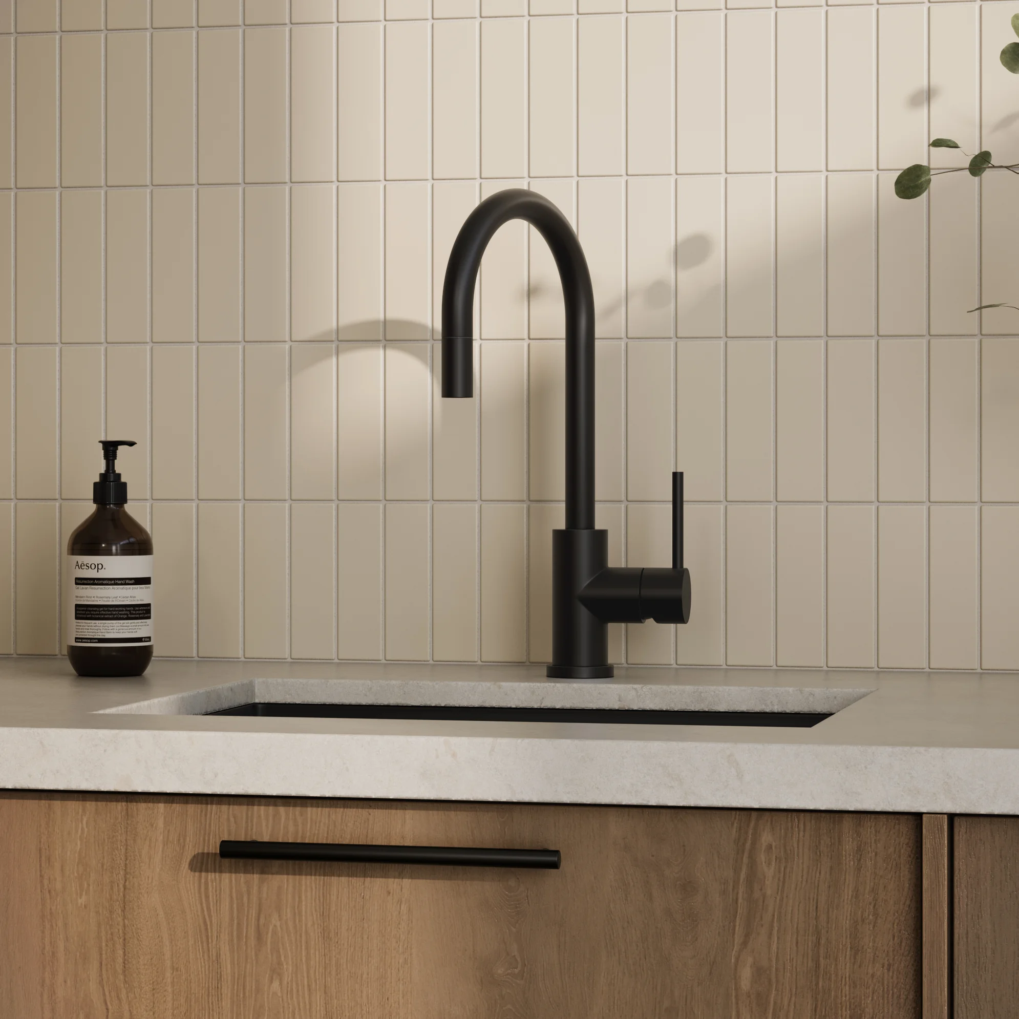 Cabinetry Pulls V2 Tezra Pull 220mm MB
