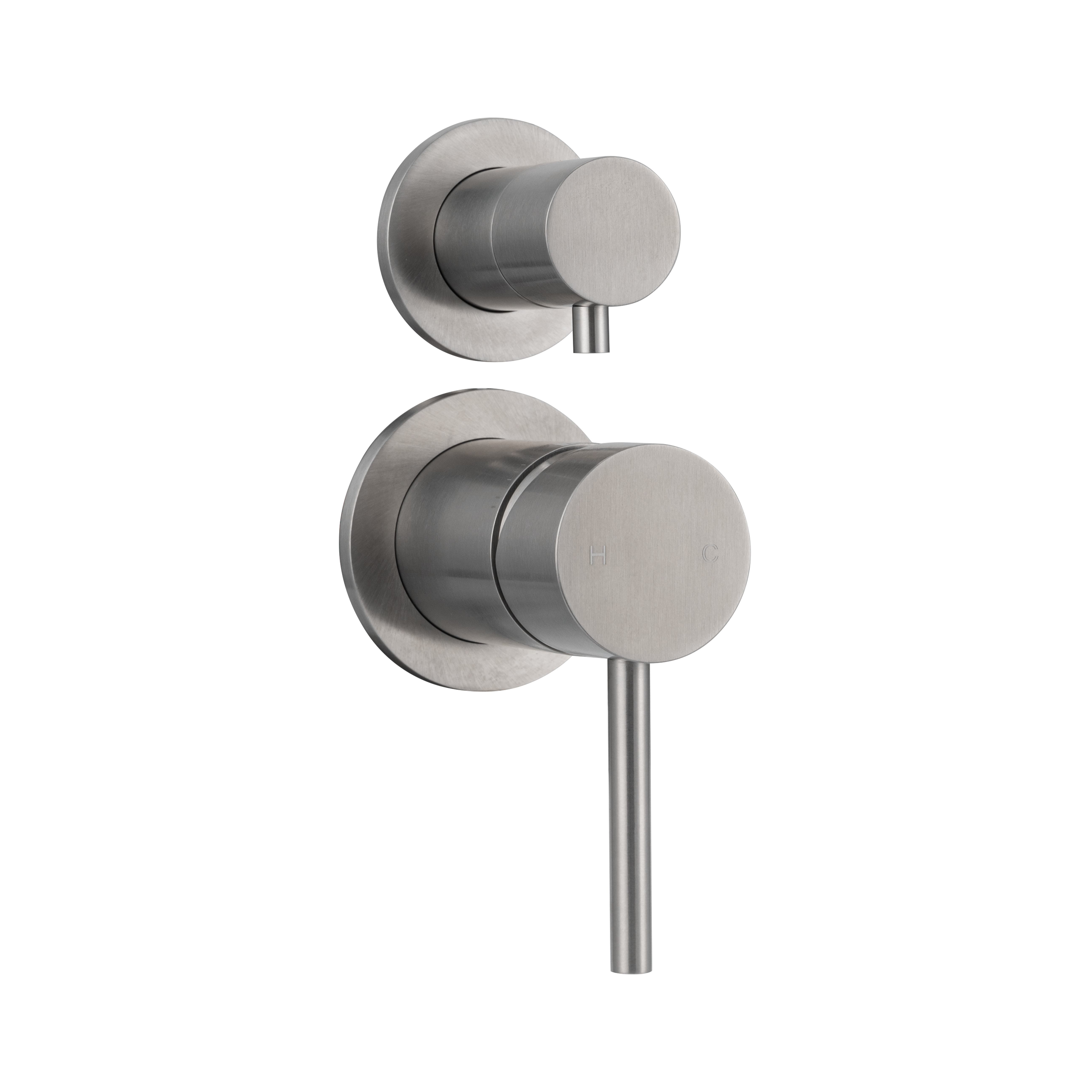 Elysian Thermostatic 2-Way Diverter - Stainless Steel