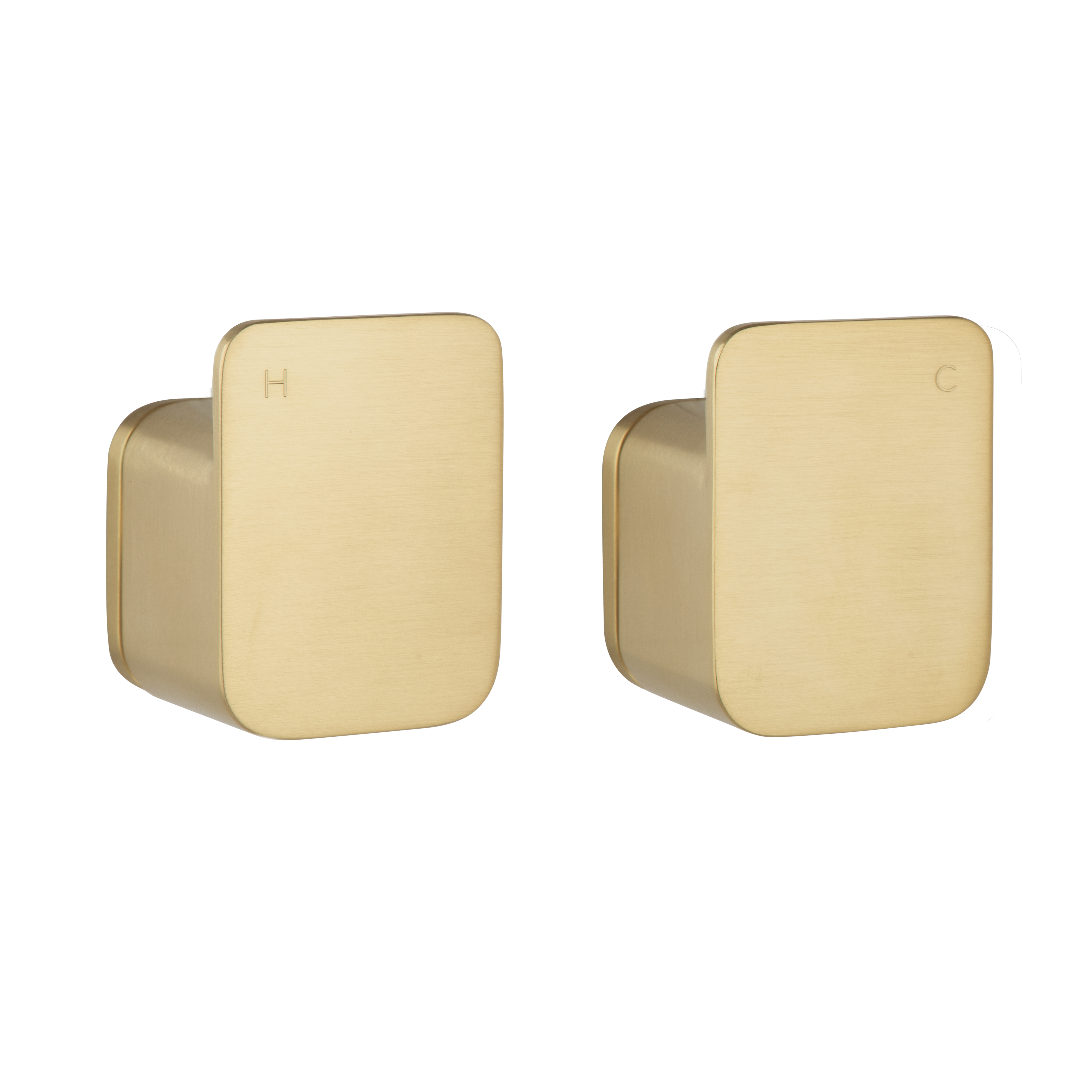 Nesso Assembly Taps - Brushed Brass