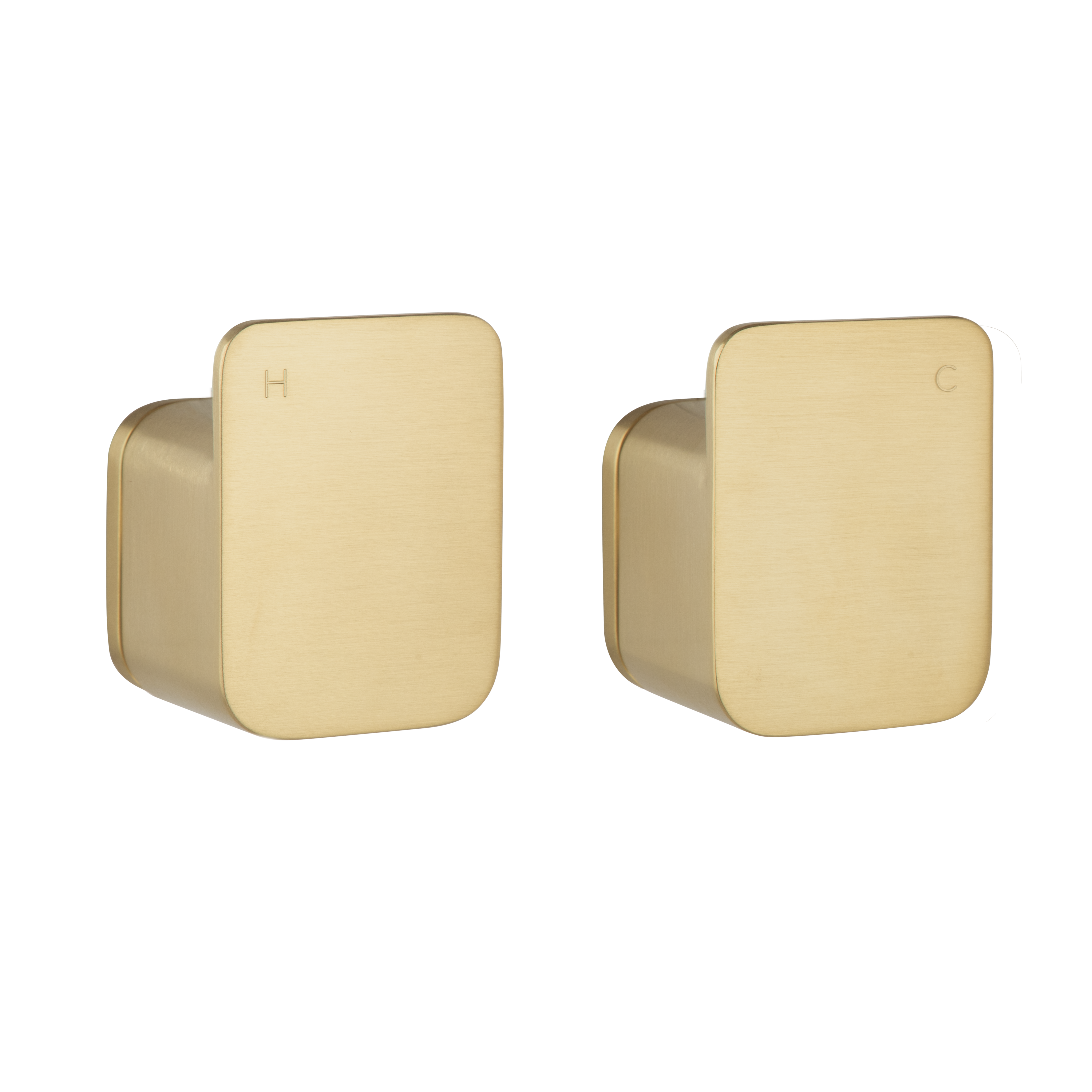 Nesso Assembly Taps Brushed Brass