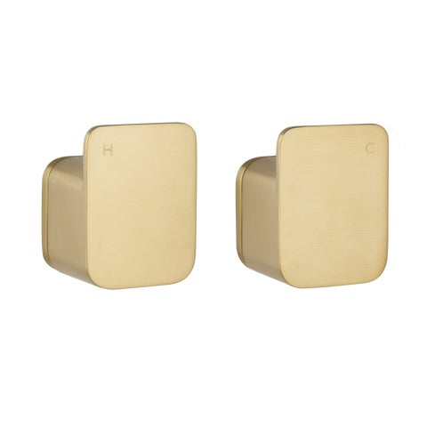 Nesso Assembly Taps - Brushed Brass