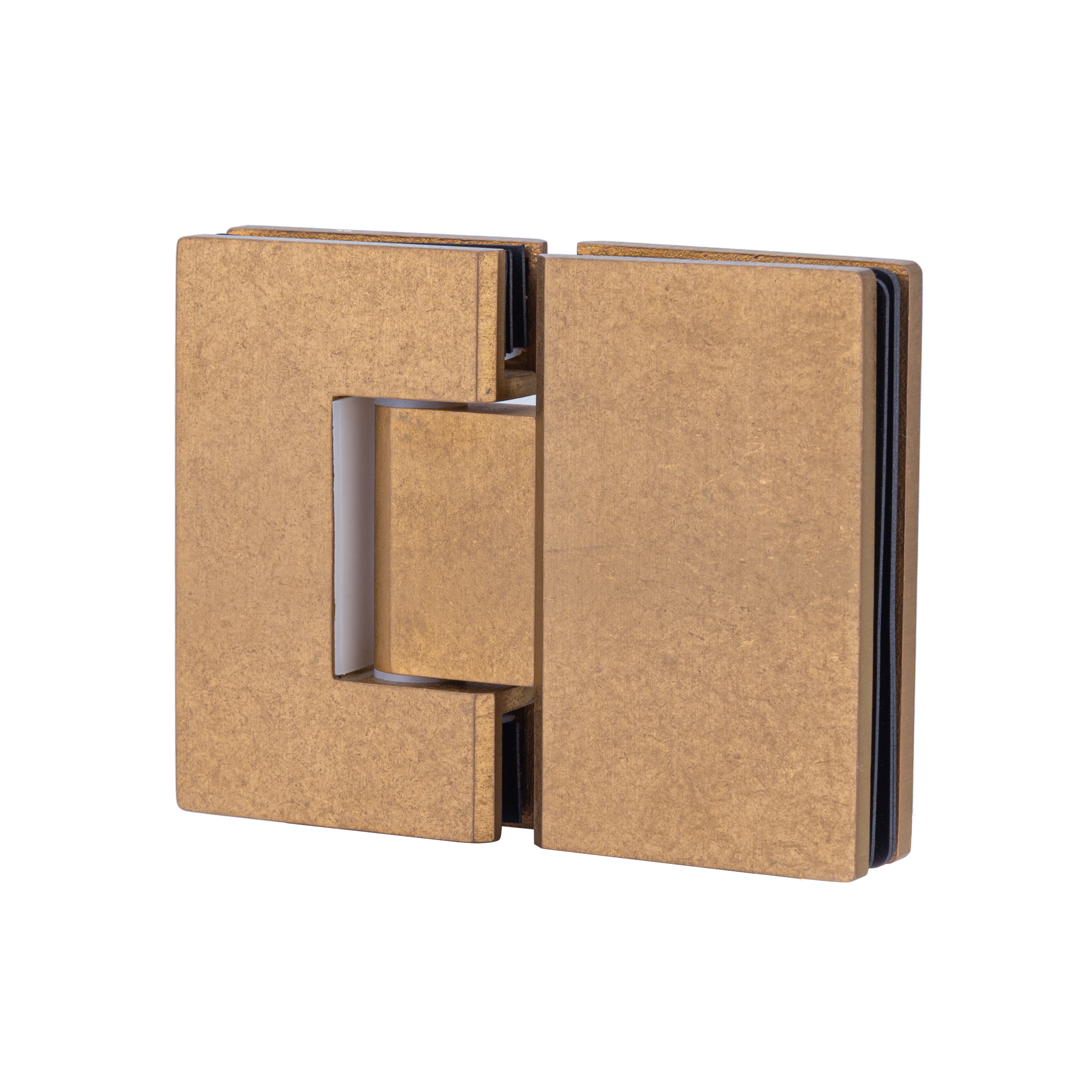 Kenzie Glass to Glass Shower Hinge - Antique Aurum 
