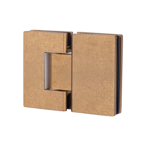 Kenzie Glass to Glass Shower Hinge - Antique AurumÂ