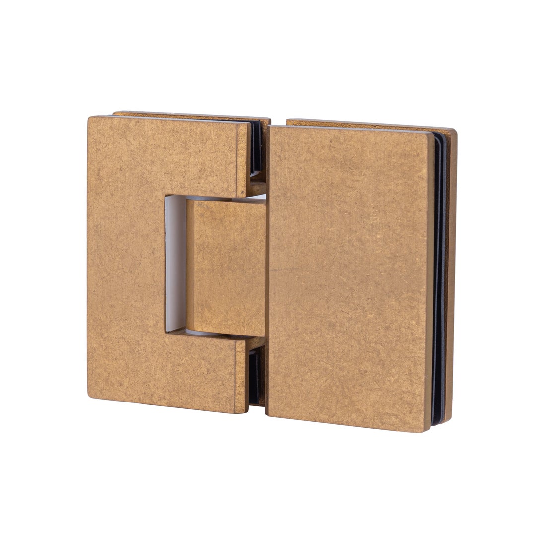 Kenzie Glass to Glass Shower Hinge - Antique Aurum