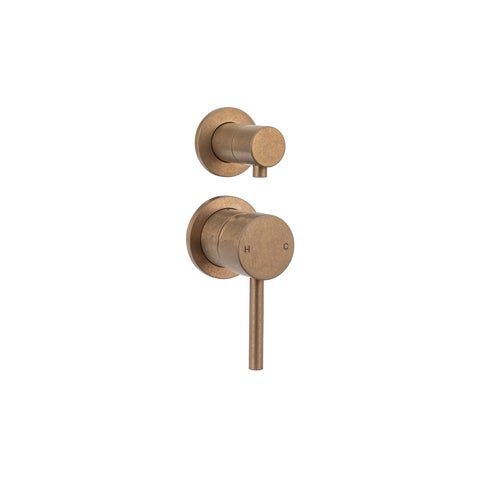 Sola Shower Top Diverter - Antique Aurum