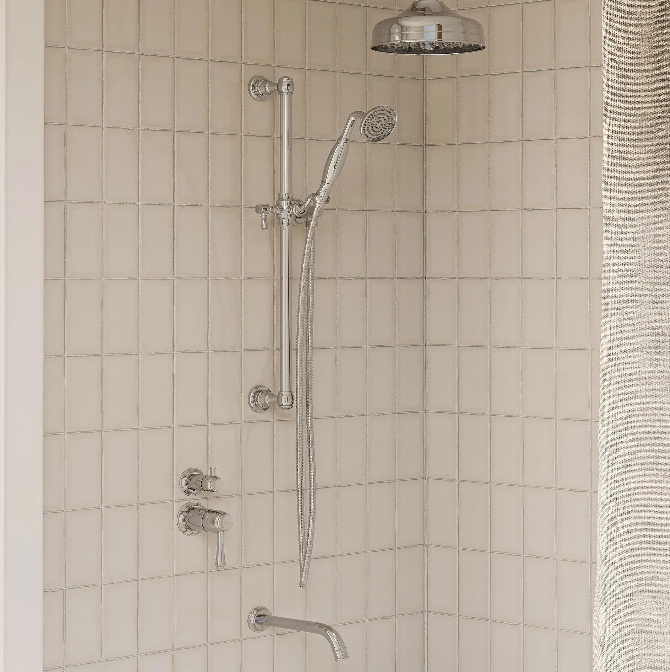 Kingsley thermostatic diverter 2-3 way insetting FullShot PSS