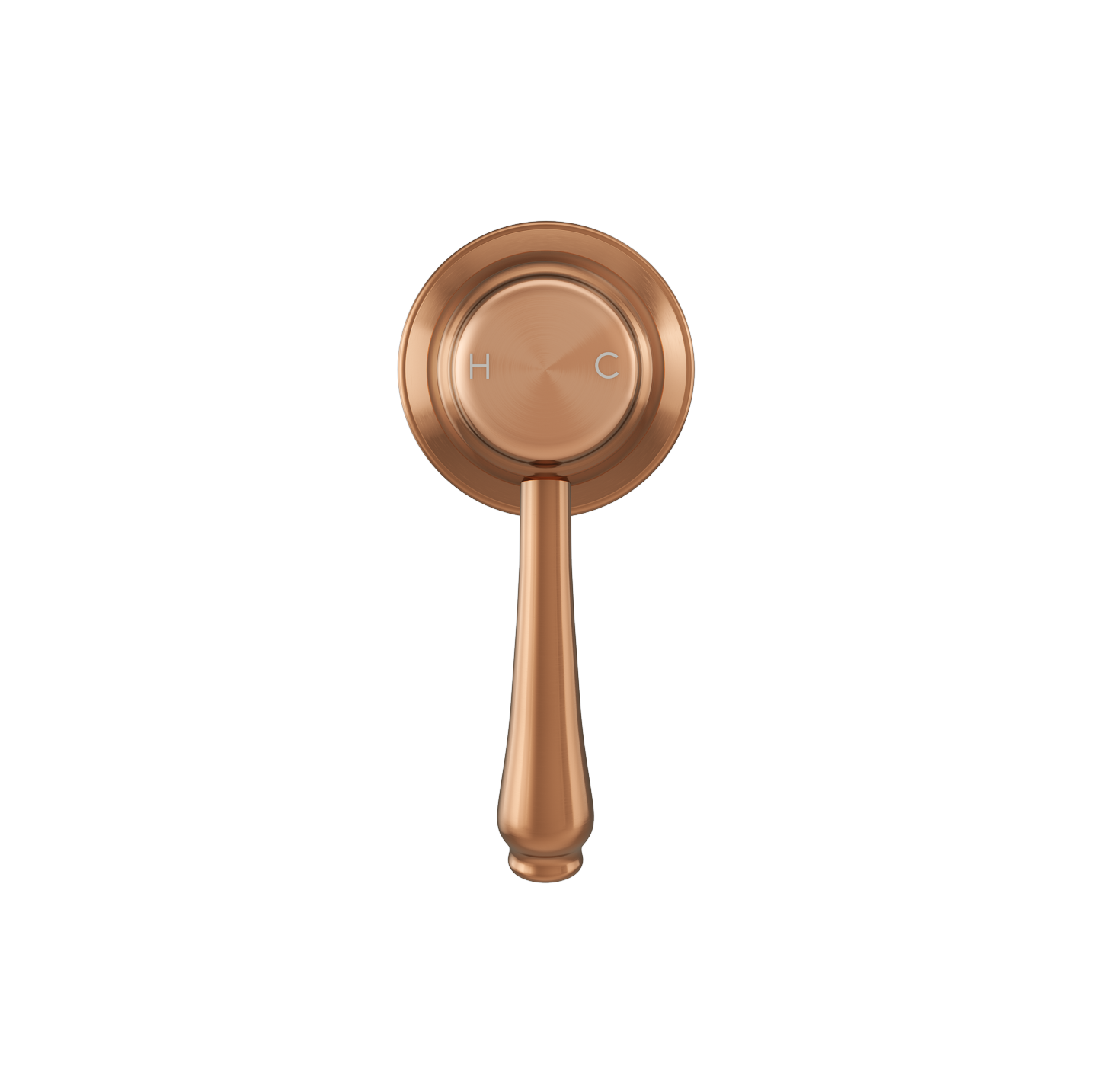 Kingsley Thermostatic Shower Mixer View B-Front BC