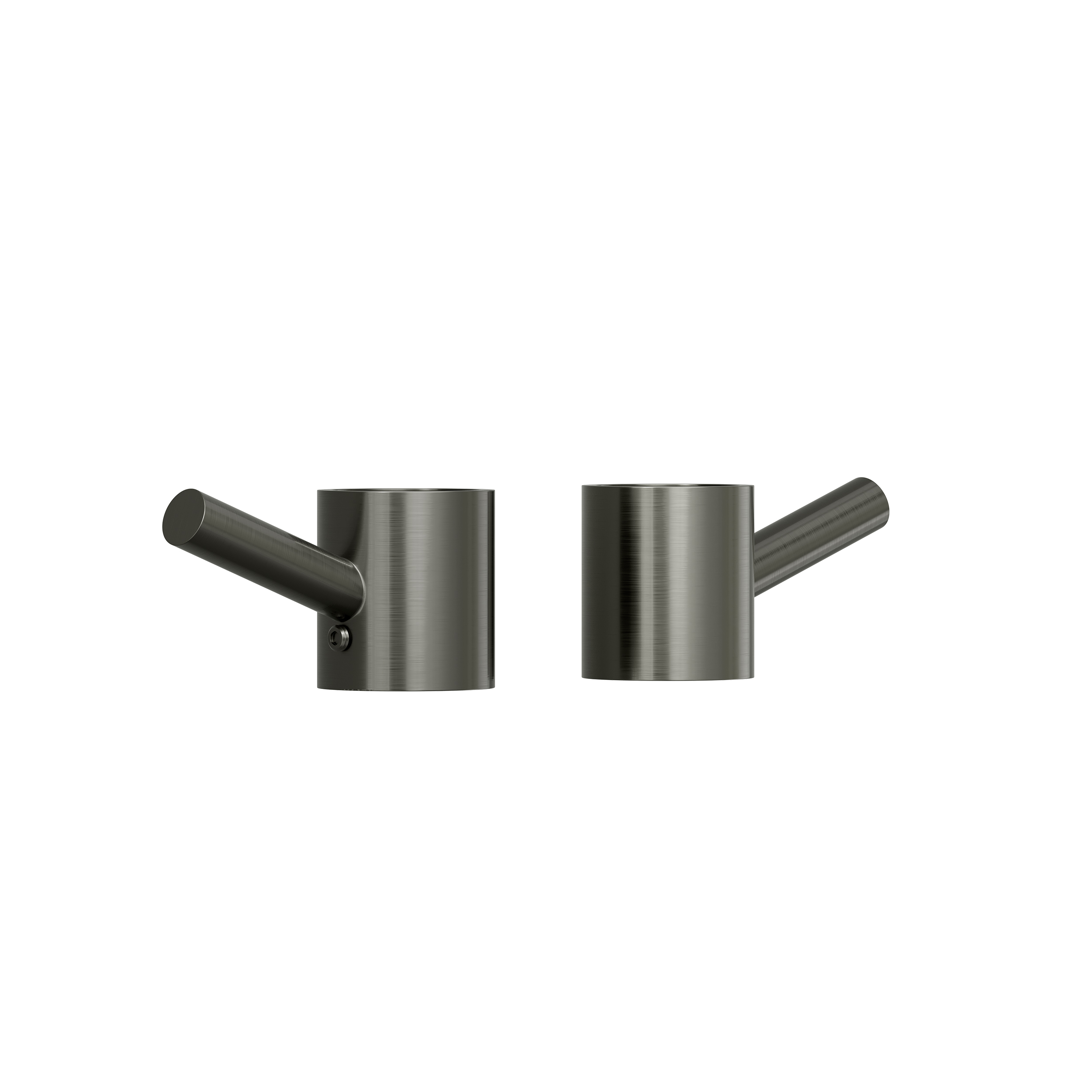 Modi Towel Hook Set - Brushed Gunmetal