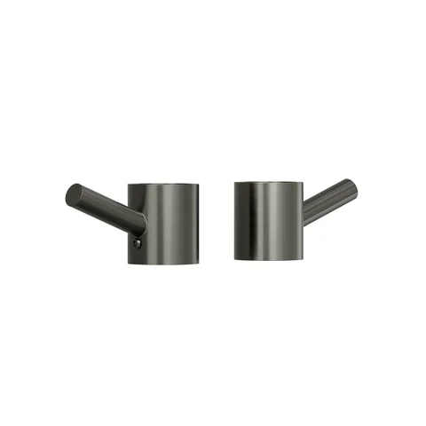 Modi Towel Hook Set - Brushed Gunmetal