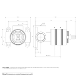 In-wall Minimal Mixer SS304 SPEC