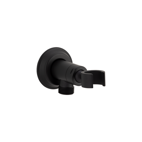 Kingsley Hand Shower Holder & BP - Matte Black