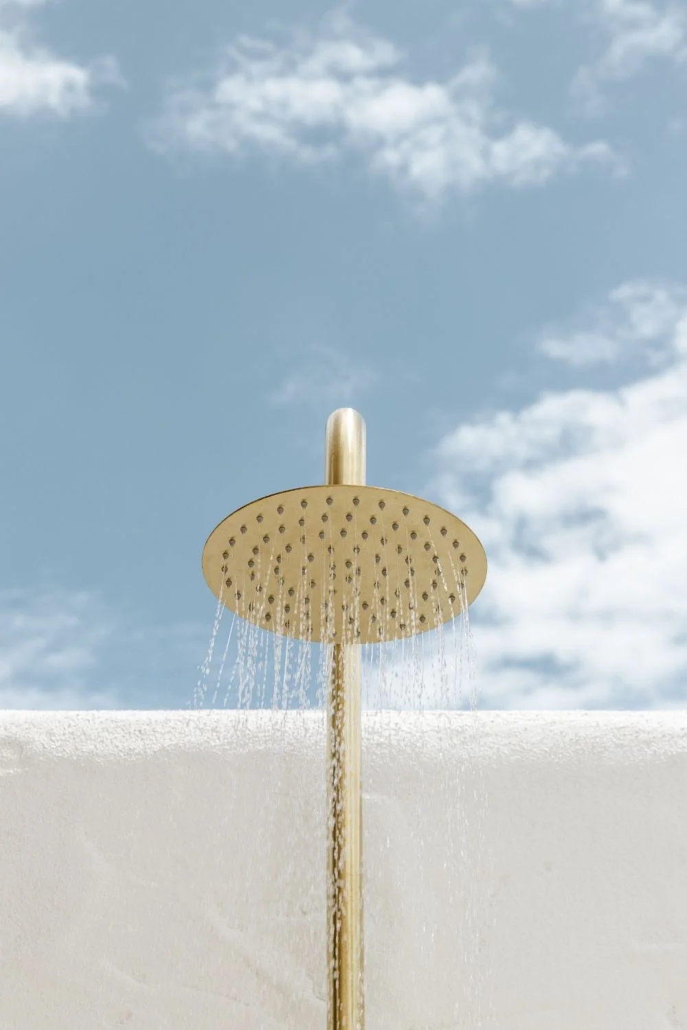 Outdoor Shower Holiday Season Beach Rinse
