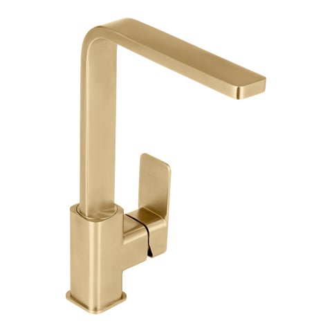 Nesso Kitchen Mixer - Brushed Brass