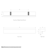 BETA Cabinetry Pull 115mm Gallery Spec