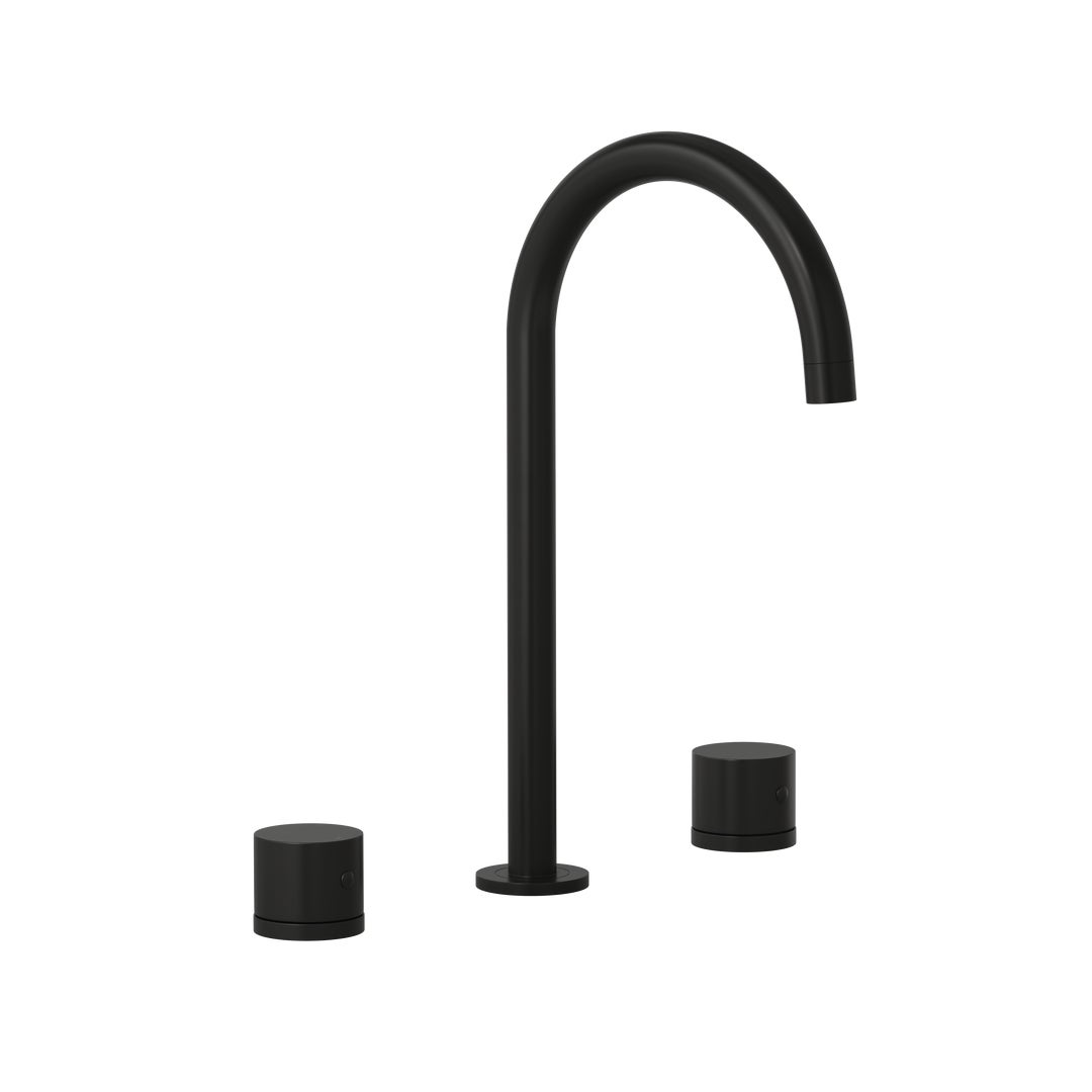Milani Assembly Bench Mounted Set - Matte Black
