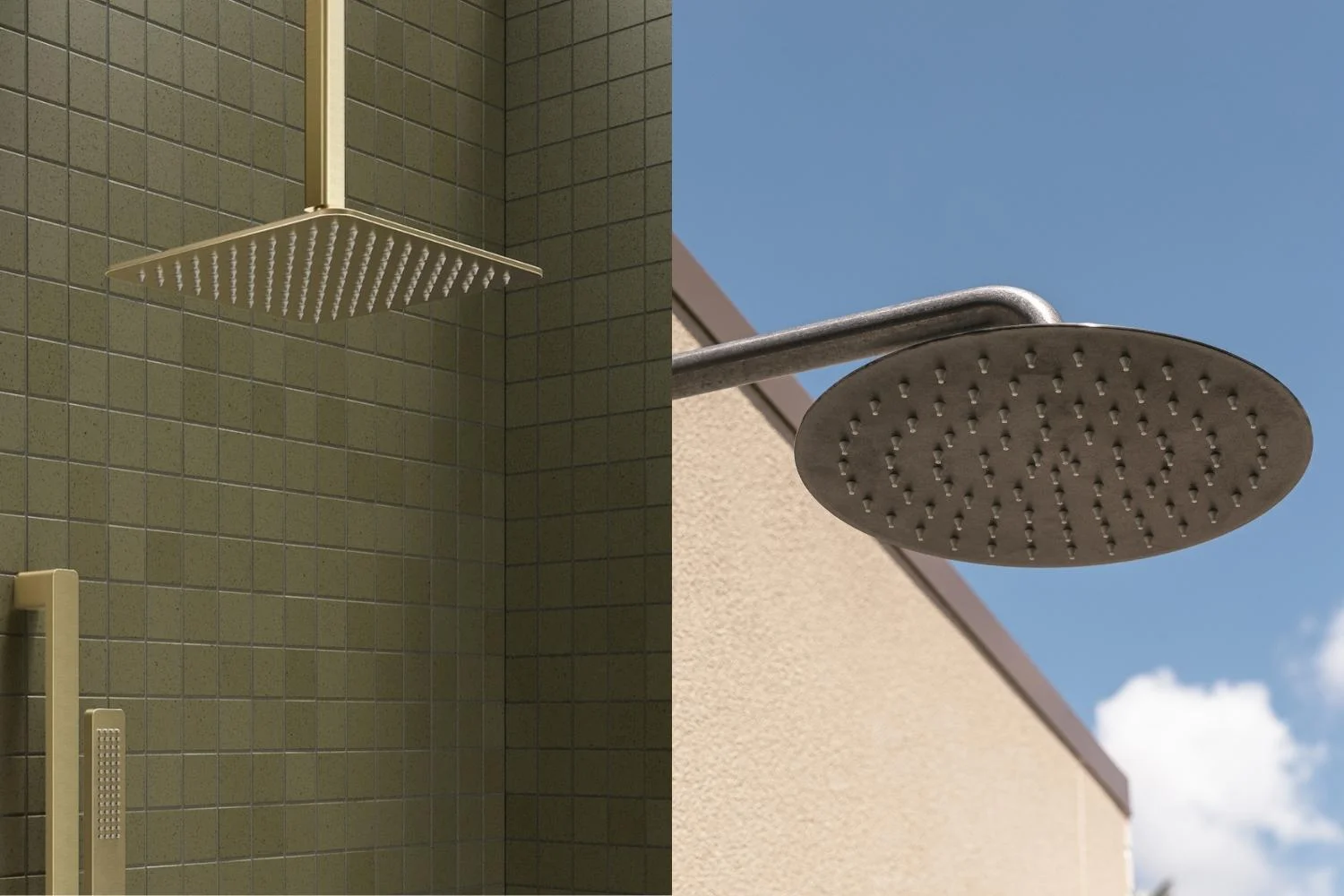 Round vs Square Shower Head ABI 