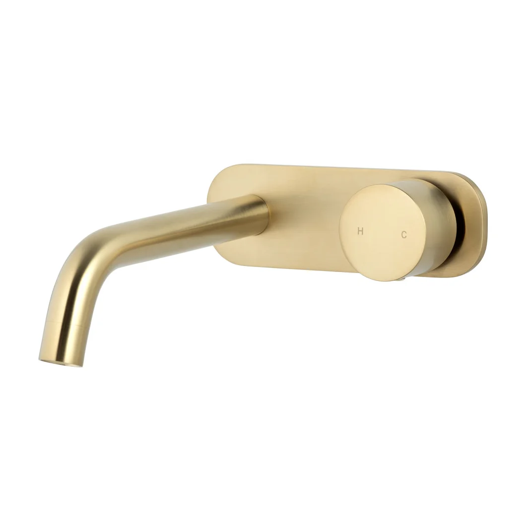 Milani Progressive Wall Mounted Set - Brushed Brass - Feature