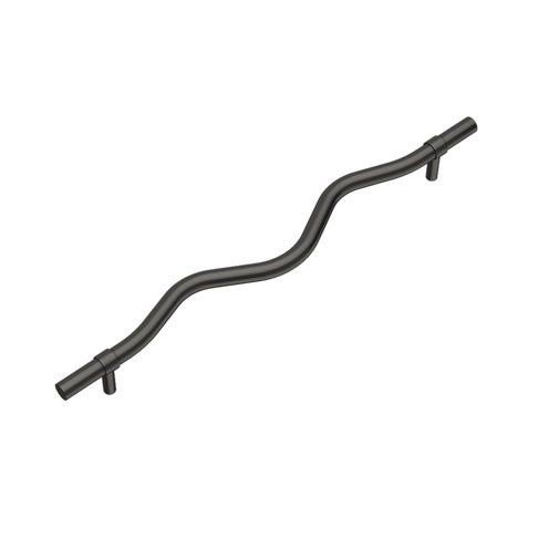 Ziggy Adjustable Cabinetry Pull 350mm - Brushed Gunmetal