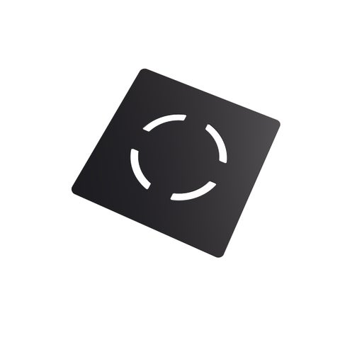Waste Cover - Matte Black